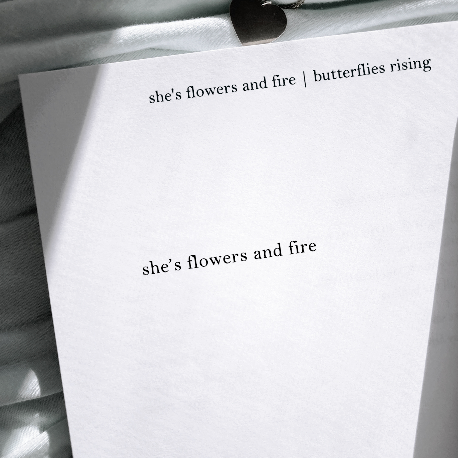 she’s flowers and fire