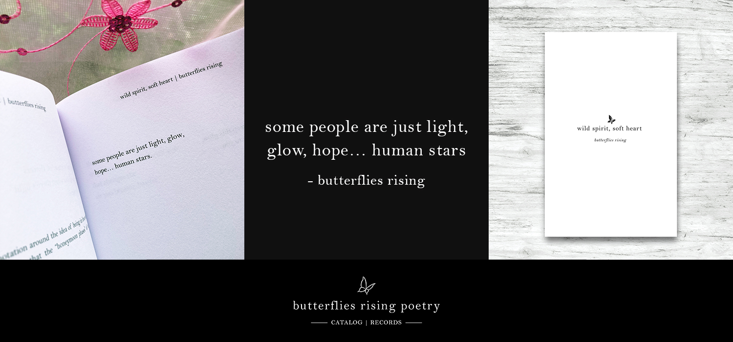 some people are just light, glow, hope… human stars