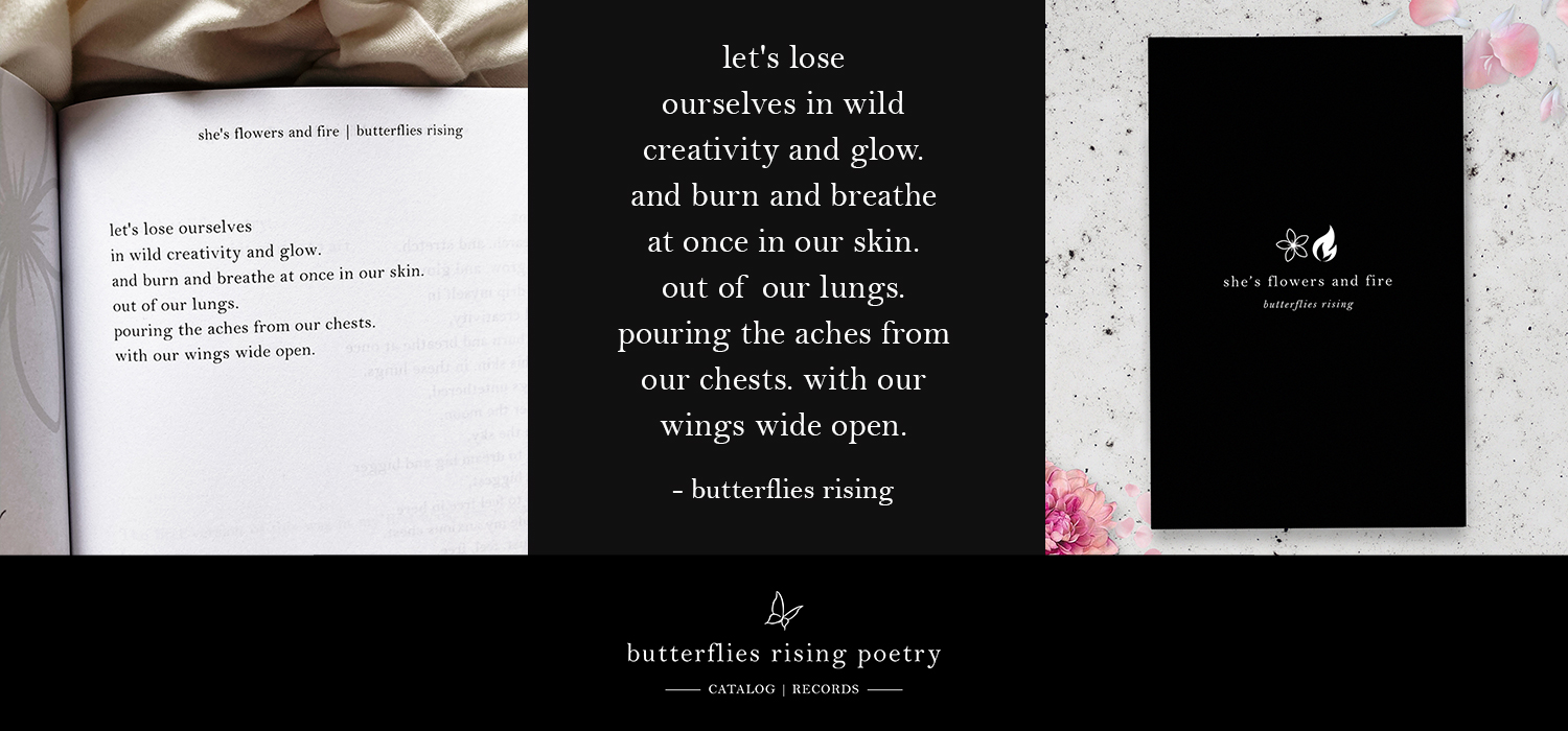 let's lose ourselves in wild creativity and glow. and burn and breathe at once.