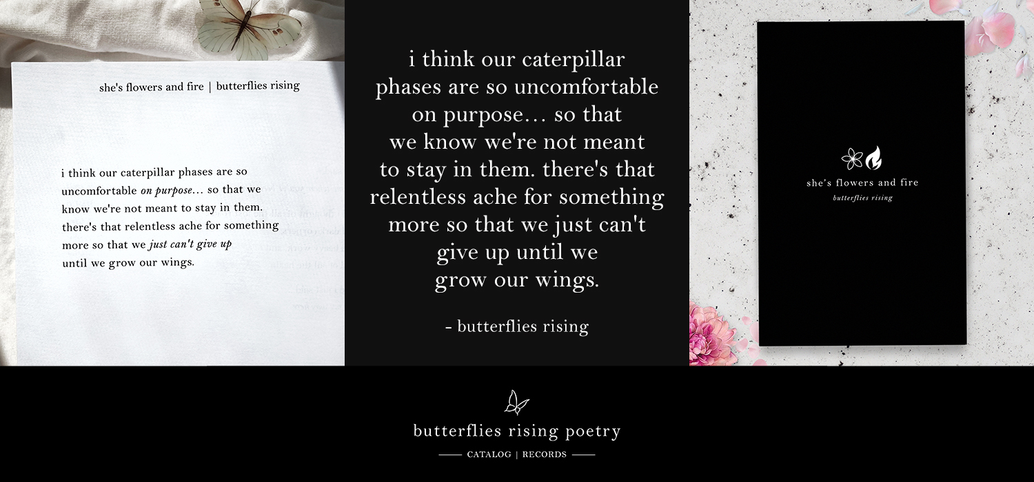 i think our caterpillar phases are so uncomfortable on purpose… so that we know we're not meant to stay in them