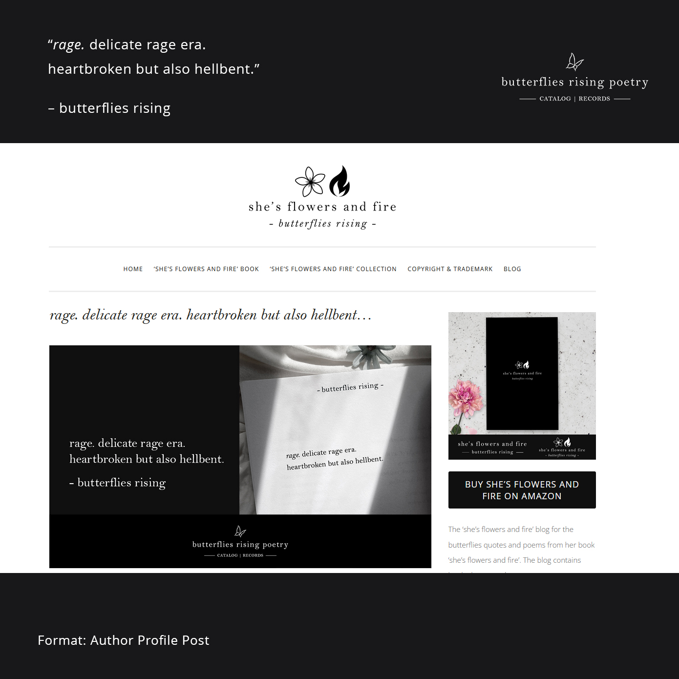 rage. delicate rage era. heartbroken but also hellbent