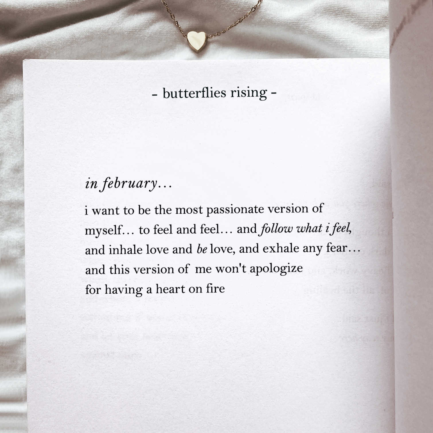 i want to be the most passionate version of myself