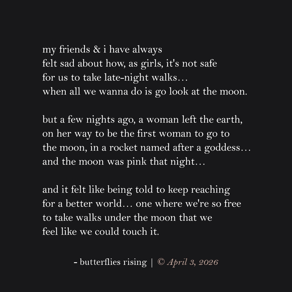 my friends & i have always felt sad about how, as girls…