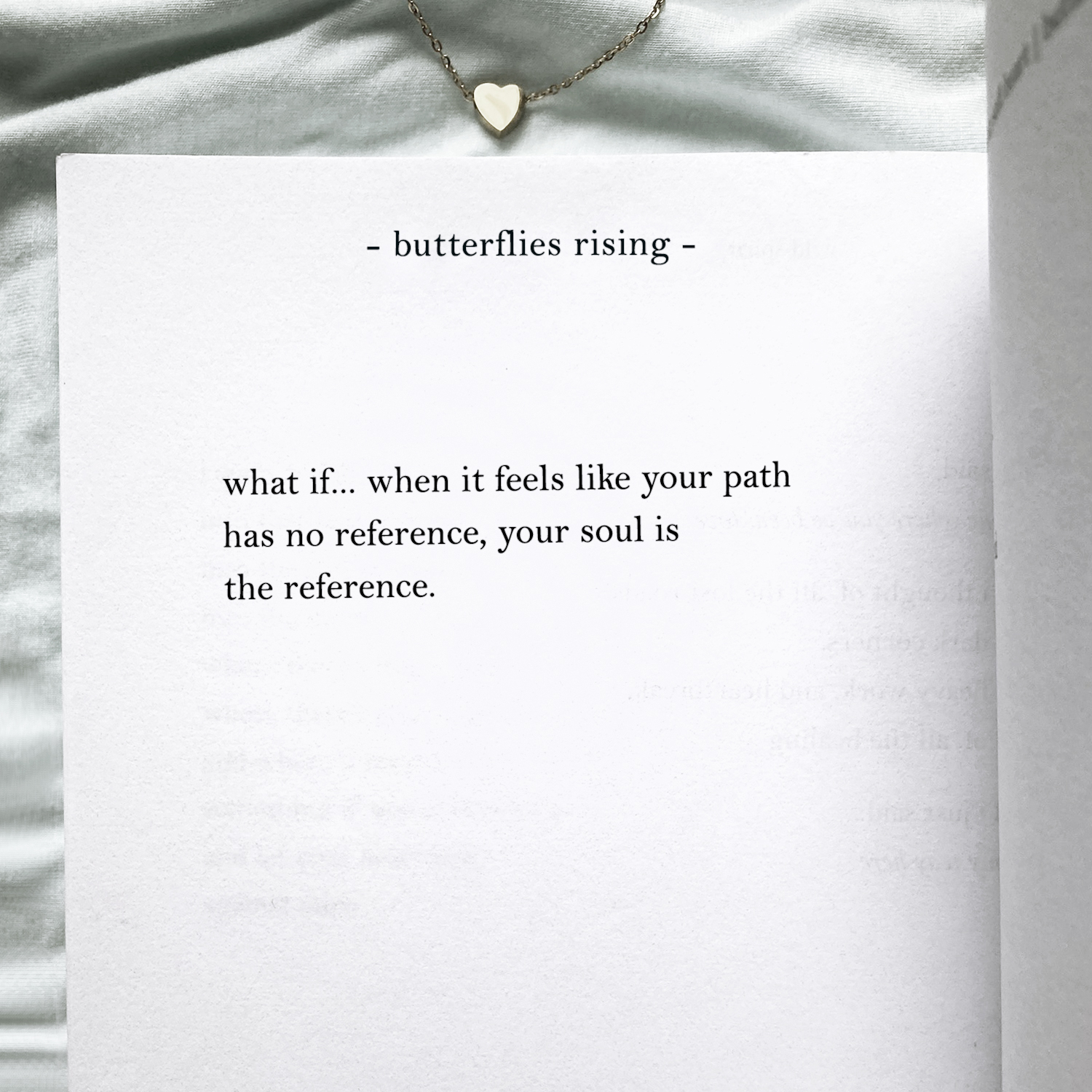 what if… when it feels like your path has no reference